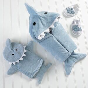 Baby Aspen Shark 4-Piece Bath Set